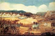 unknow artist Battle of Pea Ridge,Arkansas oil